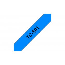BROTHER Cinta laminada azul/negro 12mm
