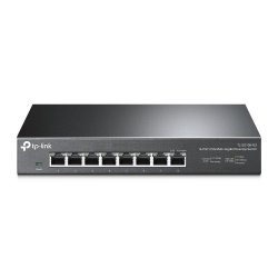 TP-LINK Conmutador de escritorio multigigabit de 8 puertos RJ45 2.5G. Caja de acero para escritorio