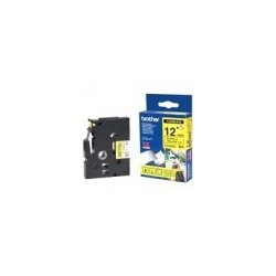 BROTHER Cinta laminada Amarillo / negro (Flexibles) 12mm
