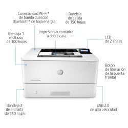 HP impresora laser monocromo  laserJet Pro M404dw