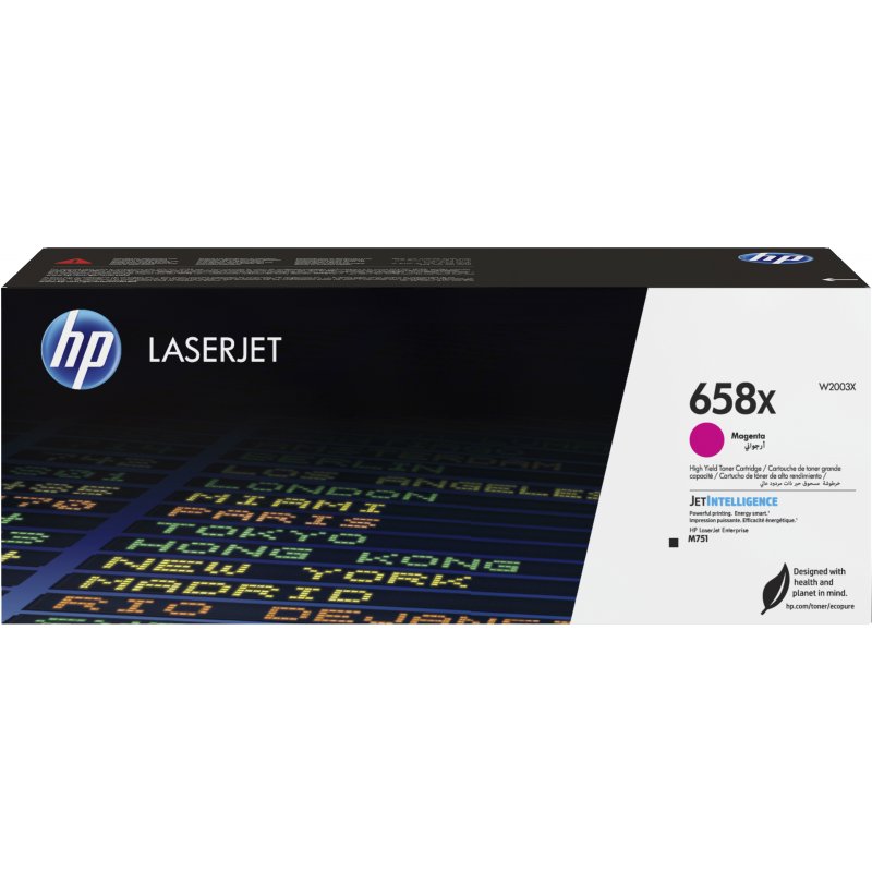 HP LaserJet Enterprise M751 Toner Magenta Alta 658X
