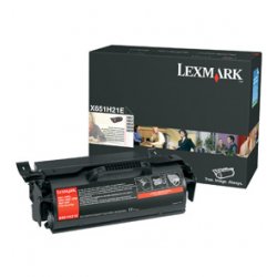 LEXMARK X-651/652/654/656/658 Toner alto rendimiento retornable CORPORATIVO