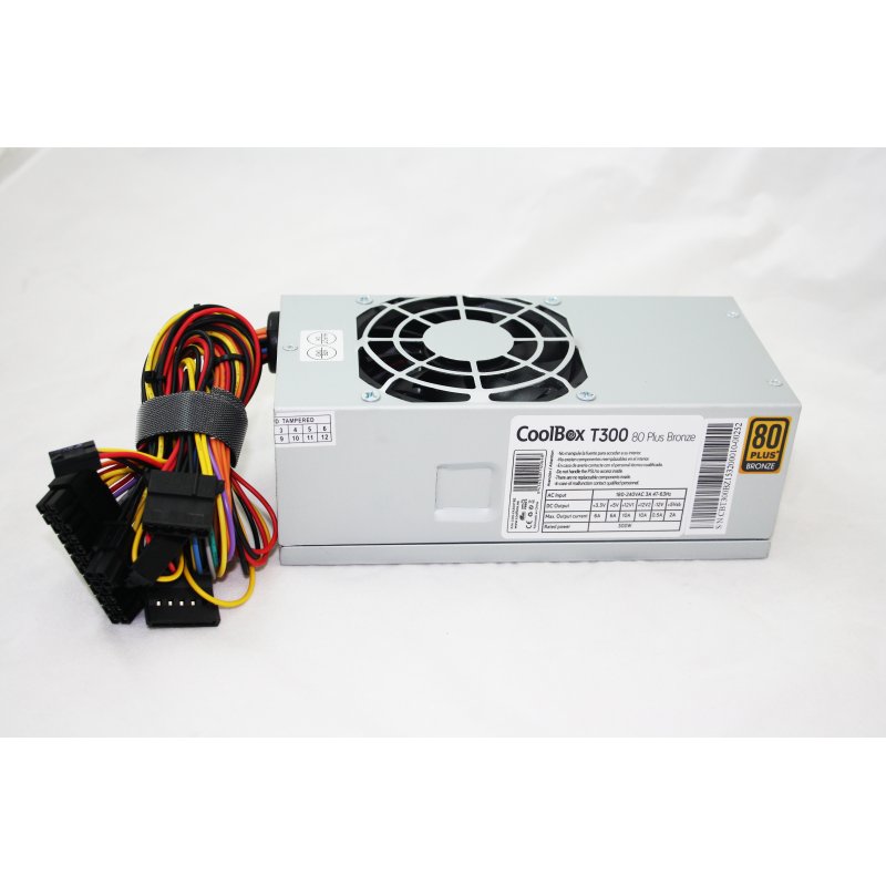 COOLBOX FUENTE ALIMENTACION TFX  300W 80+ BRONZE