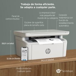 HP Multifuncion Laser monocromo LaserJet M140we (HP+ solo consumible original, cuenta HP, conexion)