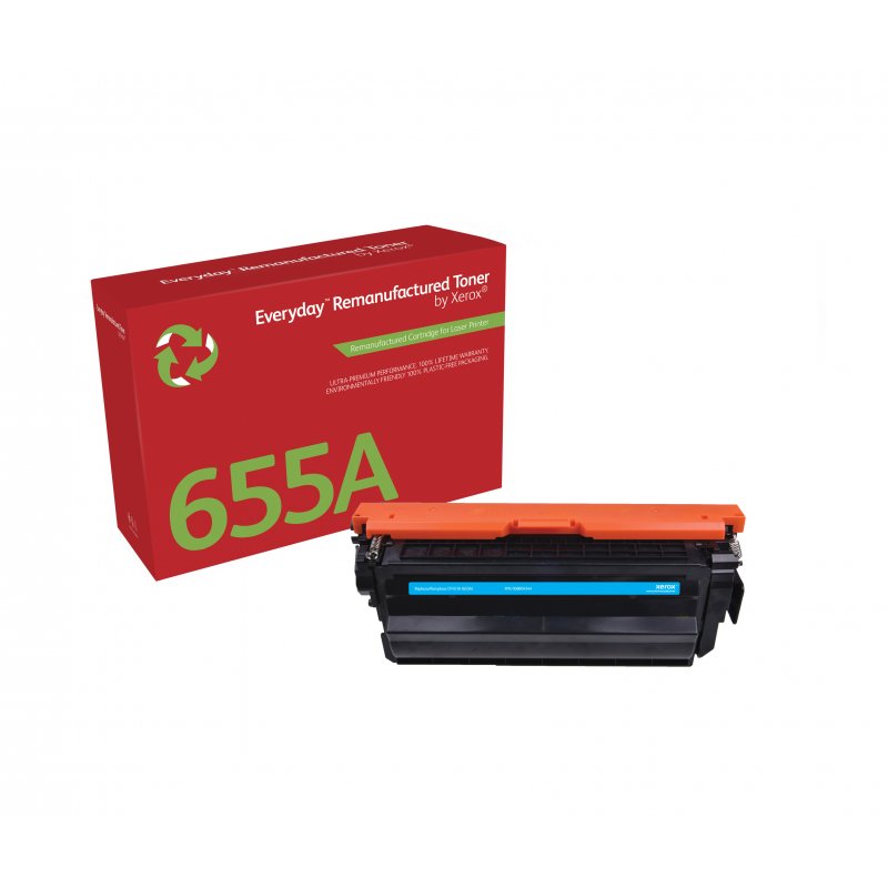 XEROX EVERYDAY TONER CIAN PARA HP M652, 655A (CF451A)