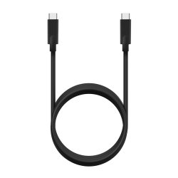 AISENS - CABLE USB 3.2 GEN1 5GBPS 4K@60HZ 3A 60W E-MARKER, TIPO USB-C/M-USB-C/M, NEGRO, 4.0M