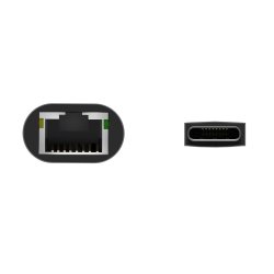 AISENS - CONVERSOR USB3.1 GEN1 USB-C A ETHERNET GIGABIT 10/100/1000 MBPS, GRIS, 15CM