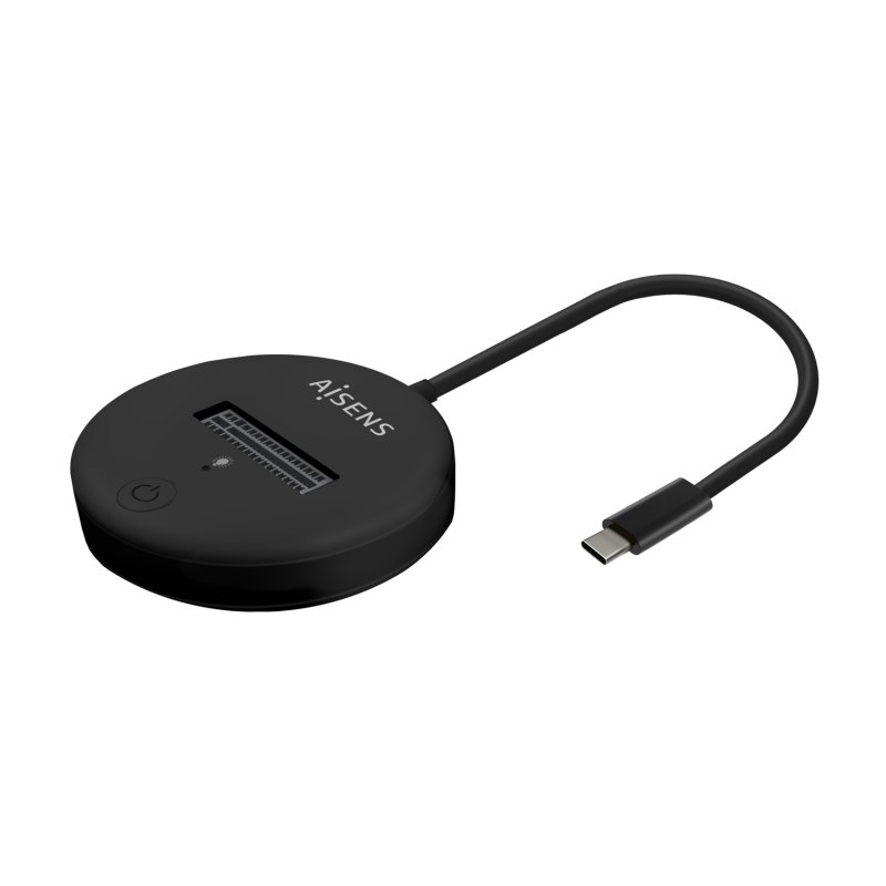 AISENS - USB-C DOCK M.2 (NGFF) ASUC-M2D013-BK SATA/NVME A USB3.1 GEN2, NEGRA