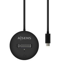 AISENS - USB-C DOCK M.2 (NGFF) ASUC-M2D013-BK SATA/NVME A USB3.1 GEN2, NEGRA