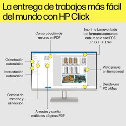 HP Impresora gran formato DesignJet T1600dr PS 36-in Printer