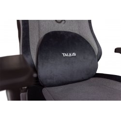 Talius silla Panther gaming negra/gris, tela transpirable, 3D, butterfly, base metal, ruedas nylon p