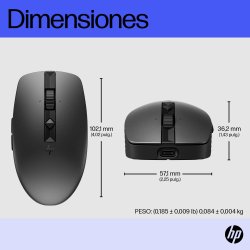 HP Raton Multidispositivo recargable 715