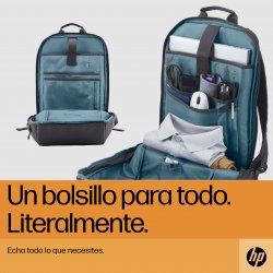 HP Mochila para portatil Travel de 18L 15,6" gris hierro