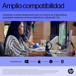 HP Raton Multidispositivo recargable 715
