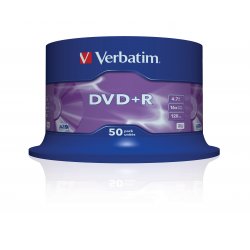 VERBATIM DVD+R 4.7GB 16x Advanced AZO (Tarrina 50)