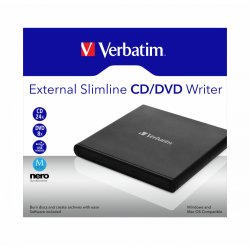 VERBATIM Grabadora Externa CD/DVD 53504