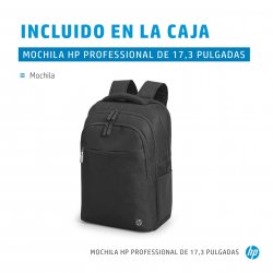 HP Mochila Profesional Bussines para portatiles hasta 17 pulgadas 500S6AA /Negro