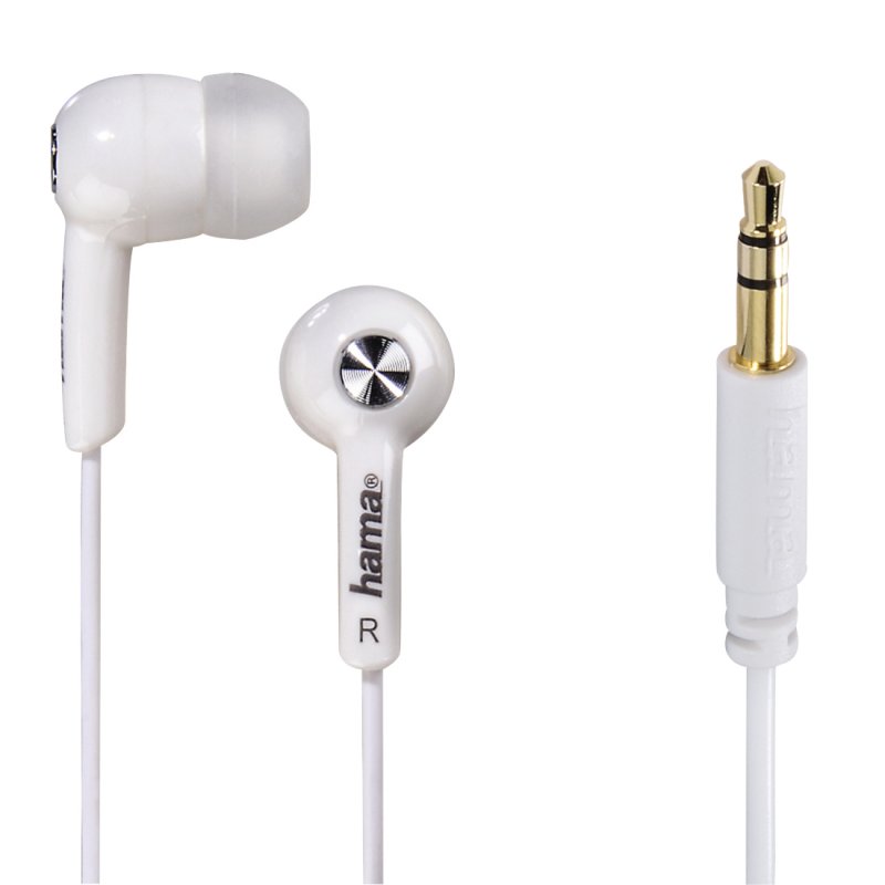 HAMA AUDIO Auriculares Basic4Music In-Ear Blanco