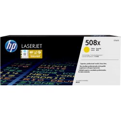 HP Laserjet M553 Toner 508X Amarillo Alta 9.500 paginas alta capacidad