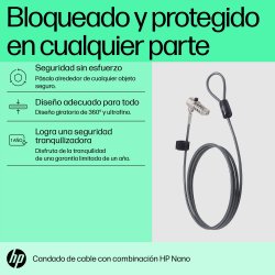 HP CANDADO DE CABLE CON COMBINACION NANO