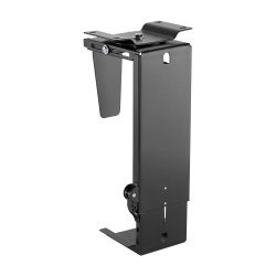 AISENS - SOPORTE GIRATORIO Y ALTURA PERSONALIZABLE PARA CPU POR DEBAJO DE ESCRITORIO CON MANGO DE BLOQUEO FACIL