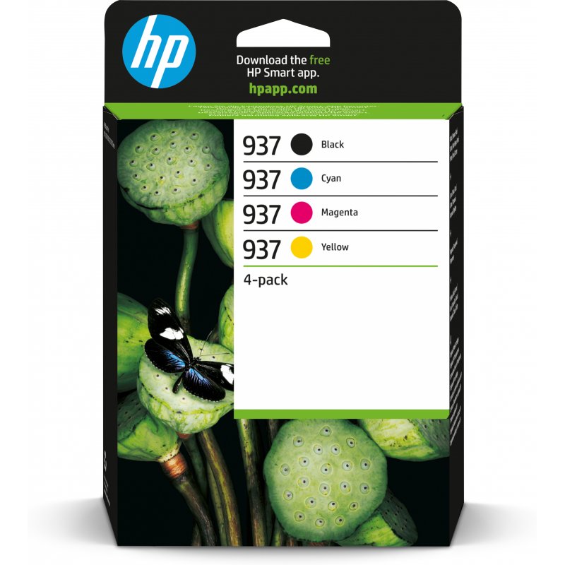 HP 937 PACK 4 COLORES CMYK