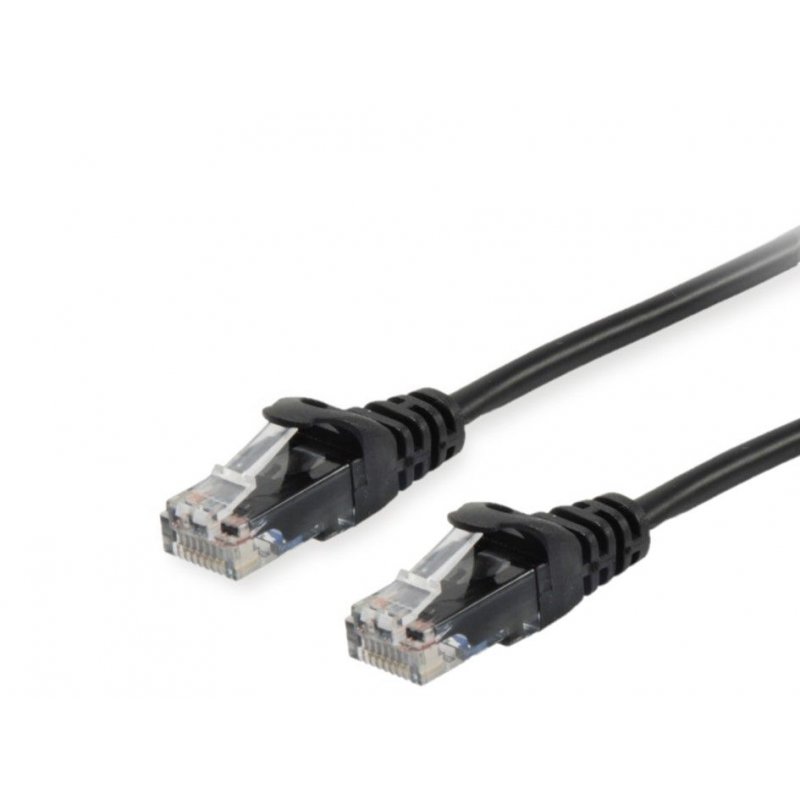 EQUIP CABLE DE RED CAT.6 U/UTP PATCH CABLE, 3.0M , NEGRO