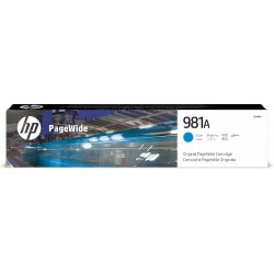 HP PageWide nº981A, Cartucho Cian