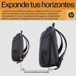 HP MOCHILA PARA LAPTOP DE 15,6" HP TRAVEL EN COLOR AZUL NOCHE 18L