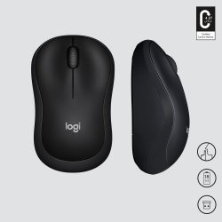 LOGITECH RATON M220 OPTICO WIRELESS SILENT GRIS