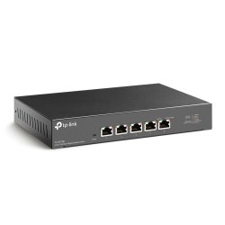 TP-LINK Conmutador de escritorio multigigabit de 5 puertos RJ45 10G. Caja de acero para escritorio P