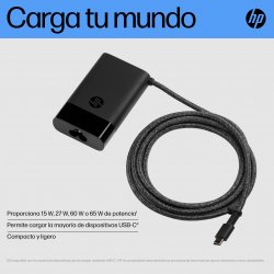 HP CARGADOR PARA PORTATIL USB-C DE 65 W