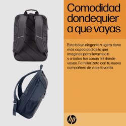 HP MOCHILA PARA LAPTOP DE 15,6" HP TRAVEL EN COLOR AZUL NOCHE 18L