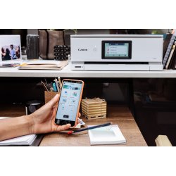 CANON MULTIFUNCION INKJET PIXMA TS8751 WHITE 6CT LCD 100+20H DUPLEX