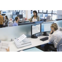 FUJITSU Escaner SP-1425, Escaner de Oficina LED USB 2.0 con ADF/plano, Duplex, A4, 25 ppm/50 ipm.