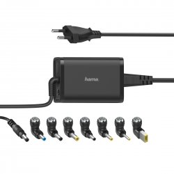 HAMA Cargador universal portatil 7 adapt., de 15-19V/65W