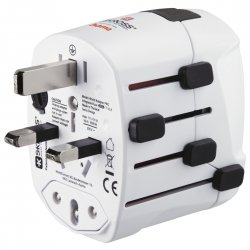 HAMA TRAVEL Adaptador universal 3 Polos
