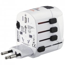 HAMA TRAVEL Adaptador universal 3 Polos
