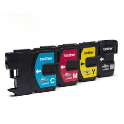 BROTHER Pack cartuchos Negro, Cian, Magenta y Amarillo DCP-145C/DCP-165C,