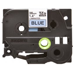 BROTHER Cinta laminada azul/negro 36mm, 8m