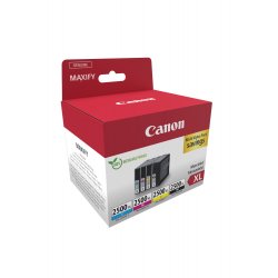 CANON Pack 4 Cartuchos PGI-2500XL Maxify iB4050 MB5050 MB5350 Alta capacidad  Pack-4 colores ECOPACK