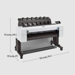 HP Impresora gran formato DesignJet T1600dr PS 36-in Printer
