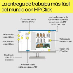 HP Impresora gran formato DesignJet T1600dr PS 36-in Printer