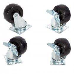 AITEN DATA juego de 4 ruedas con freno suelo