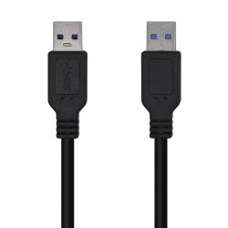 AISENS - CABLE USB 3.0, TIPO A/M-A/M, NEGRO, 3.0M