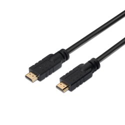 AISENS - CABLE HDMI ALTA VELOCIDAD / HEC CON REPETIDOR, A/M-A/M, NEGRO, 25M