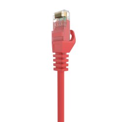 AISENS - CABLE DE RED LATIGUILLO RJ45 LSZH CAT.6A 500 MHZ UTP AWG24, ROJO, 1.5M