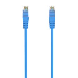 AISENS - CABLE DE RED LATIGUILLO RJ45 LSZH CAT.6A 500 MHZ UTP AWG24, AZUL, 2.0M