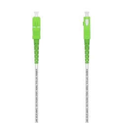 AISENS Cable Fibra Optica Latiguillo 40 M G657A2 3.0 9/125 SMF SIMPLEX CPR DCA LSZH, SC/APC-SC/APC,