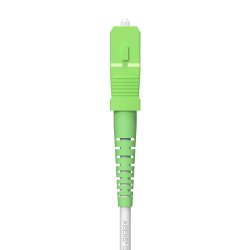 AISENS Cable fibra optica latiguillo 80 M G657A2 3.0 9/125 SMF simplex CPR Dca LSZH, SC/APC-SC/APC,